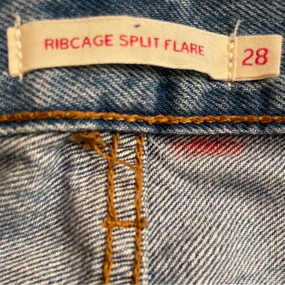 Levi's Ribcage Split Flare Jeans - image 8